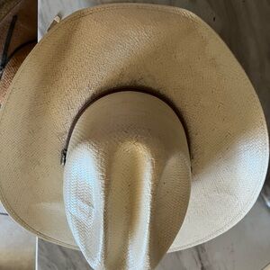 Cream Straw Cowboy Hat